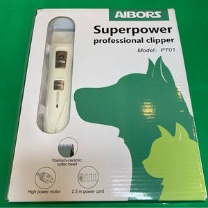 AIBORS SUPERPOWER PROFESSIONAL CLIPPER PT01 New Open Box
